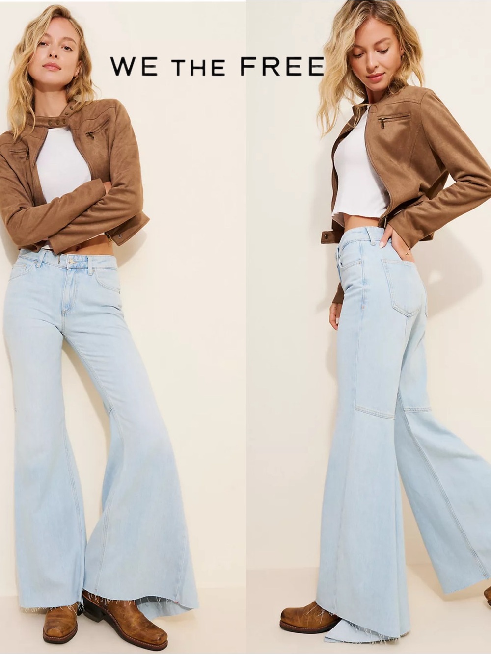 NWT WE THE FREE LIVE WIRE FLARE JEANS